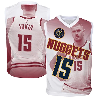 Youth Outerstuff Nikola Jokić Red Denver Nuggets Hometown Fashion Jersey
