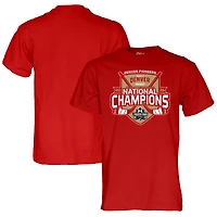 Unisex Blue 84 Crimson Denver Pioneers 2026 NCAA Frozen Four Men's Ice Hockey National Champions T-Shirt