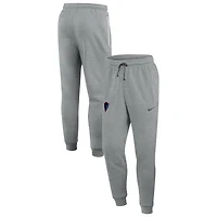 Men's Nike Heather Gray DePaul Blue Demons Basketball Practice Dri-FIT Taper Sweatpants