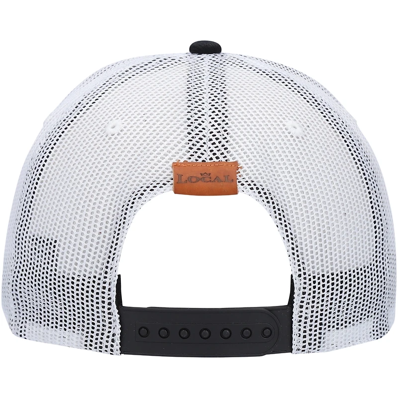 Casquette Snapback Local Crowns en cuir Missouri noir avec appliques pour homme