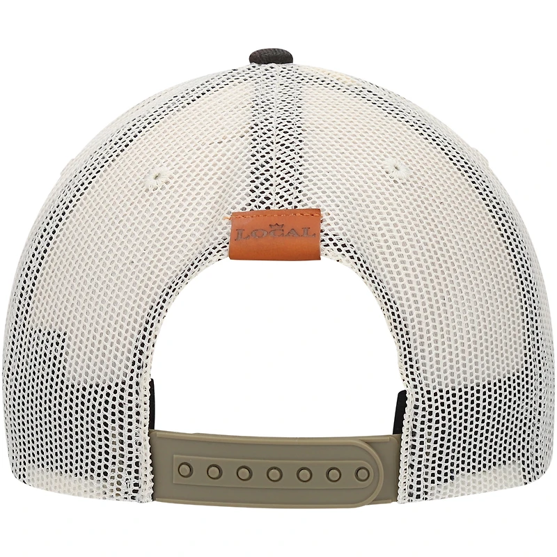 Casquette de camionneur Local Crowns Camo New York Icon Woodland State Patch pour homme