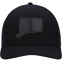 Men's Local Crowns Connecticut Blackout State Patch Trucker Snapback Hat