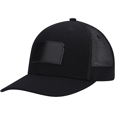 Casquette Snapback Local Crowns Kansas Blackout State Patch pour homme