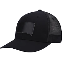 Men's Local Crowns South Dakota Blackout State Patch Trucker Snapback Hat