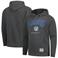 Sweat à capuche gris Detroit Lions Slot de Mitchell & Ness