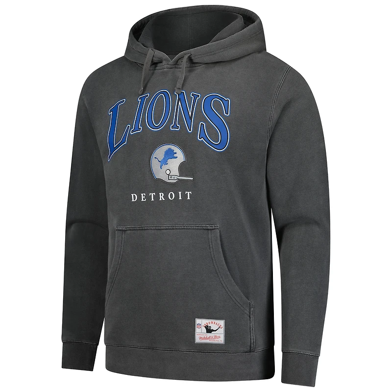 Sweat à capuche gris Detroit Lions Slot de Mitchell & Ness