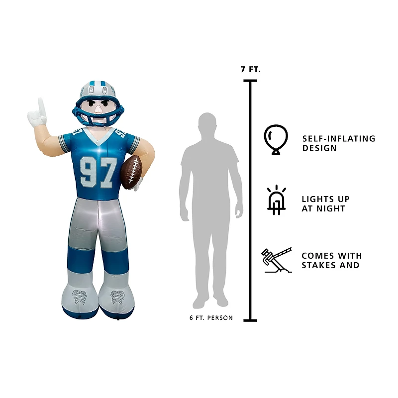  Detroit Lions Inflatable Yard Mascot