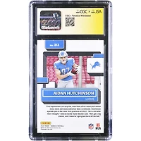 Aidan Hutchinson Detroit Lions Autographed 2022 Panini Donruss Rated Rookie #313 CGC Authenticated 9/10 Rookie Card