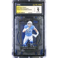Aidan Hutchinson Detroit Lions Autographed 2022 Panini Select #267 CGC Authenticated 9/10 Rookie Card