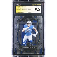 Carte recrue autographiée d'Aidan Hutchinson (Detroit Lions), Panini Select 2022 n° 267, authentifiée CGC, état neuf (9,5).