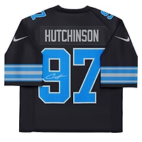 Aidan Hutchinson Detroit Lions Autographed Nike Vapor F.U.S.E. Limited Jersey