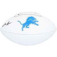Ballon de football blanc Franklin autographié par Aidan Hutchinson des Lions de Détroit