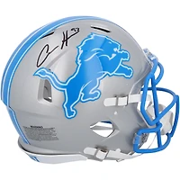 Aidan Hutchinson Detroit Lions Autographed Riddell 2024 ALT Speed Authentic Helmet