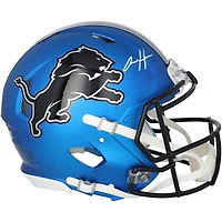 Aidan Hutchinson Detroit Lions Autographed Riddell 2024 Alternate Speed Authentic Helmet
