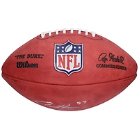 Ballon de football professionnel Wilson Duke dédicacé par Aidan Hutchinson des Detroit Lions