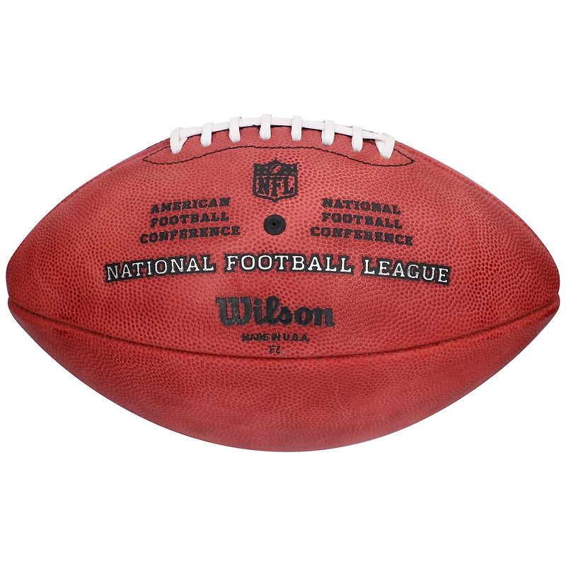 Ballon de football professionnel Wilson Duke dédicacé par Aidan Hutchinson des Detroit Lions