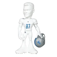 Figurine en vinyle GameChanger de 6 pouces de la série 5 des Lions de Detroit d'Aidan Hutchinson - Recherchez des variantes de couleurs unies rares
