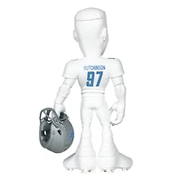 Figurine en vinyle GameChanger de 6 pouces de la série 5 des Lions de Detroit d'Aidan Hutchinson - Recherchez des variantes de couleurs unies rares