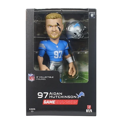 Aidan Hutchinson Detroit Lions Series 5 GameChanger 6" Vinyl Figurine - Look for Rare Solid Color Variants