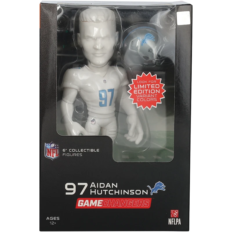 Aidan Hutchinson Detroit Lions smALL-STARS Series 5 GameChangers Rare Solid Color Variant 6" Vinyl Figurine