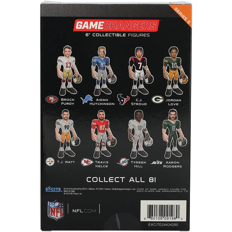 Aidan Hutchinson Detroit Lions smALL-STARS Series 5 GameChangers Rare Solid Color Variant 6" Vinyl Figurine