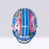 Amon-Ra St. Brown Detroit Lions Autographed 2024 Speed Authentic Helmet - Art by Shawn Voelker - NF70444446