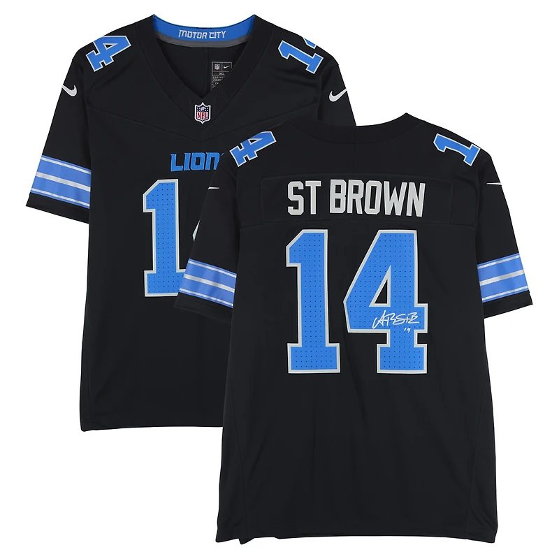 Amon-Ra St. Brown Detroit Lions Autographed Nike Vapor F.U.S.E. Limited Jersey