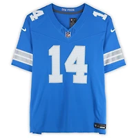 Amon-Ra St. Brown Detroit Lions Autographed Blue Nike Vapor F.U.S.E. Limited Jersey with "One Pride" Inscription