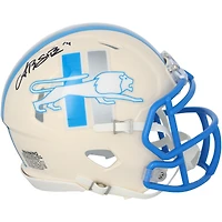 Casque miniature rétro Riddell Speed ​​autographié par Amon-Ra St. Brown des Lions de Détroit