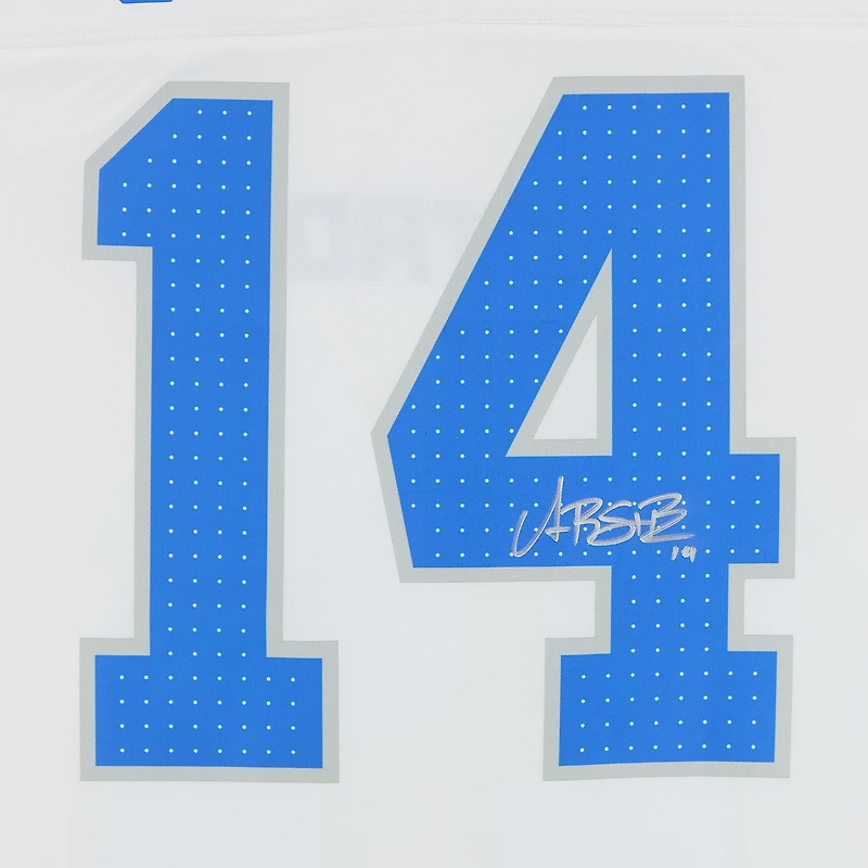 Maillot Nike Vapor F.U.S.E. blanc en édition limitée, autographié par Amon-Ra St. Brown des Lions de Détroit
