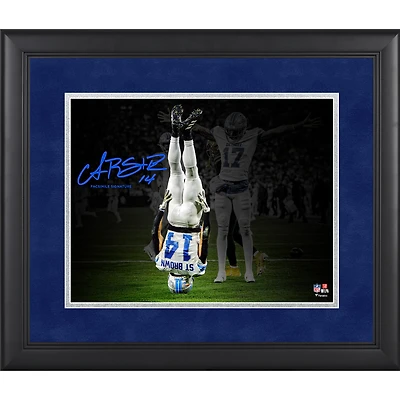 Amon-Ra St. Brown Detroit Lions Facsimile Signature Framed 11" x 14" Spotlight Photograph