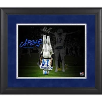 Photographie encadrée de la signature d'Amon-Ra St. Brown, Detroit Lions, 11" x 14"