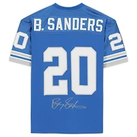 Barry Sanders Detroit Lions Autographed Light Blue Mitchell & Ness Authentic Jersey