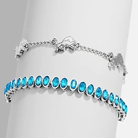 Ensemble de deux bracelets de tennis BaubleBar Detroit Lions