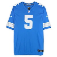 Maillot Nike bleu dédicacé par David Montgomery des Lions de Détroit