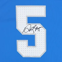 Maillot Nike bleu dédicacé par David Montgomery des Lions de Détroit