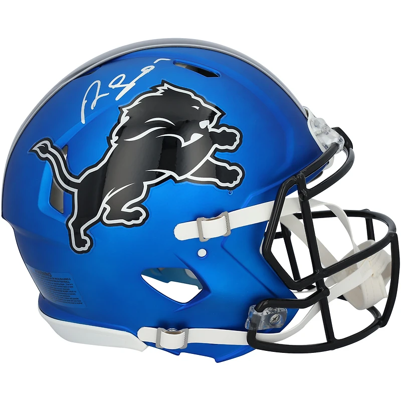 David Montgomery Detroit Lions Autographed Riddell 2024 Alternate Speed Authentic Helmet  