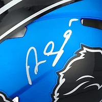 David Montgomery Detroit Lions Autographed Riddell 2024 Alternate Speed Authentic Helmet  
