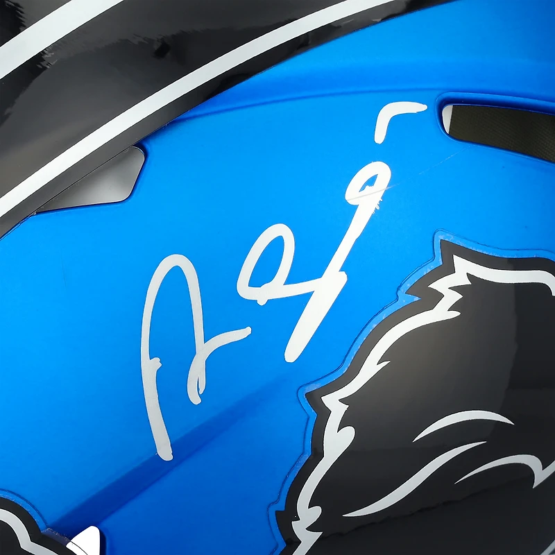 David Montgomery Detroit Lions Autographed Riddell 2024 Alternate Speed Authentic Helmet