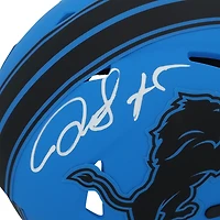 Casque Riddell Rave Speed Mini autographié par David Montgomery des Detroit Lions