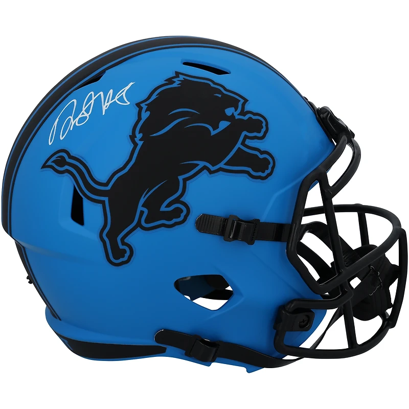 Réplique du casque Riddell Rave Speed autographié par David Montgomery des Detroit Lions