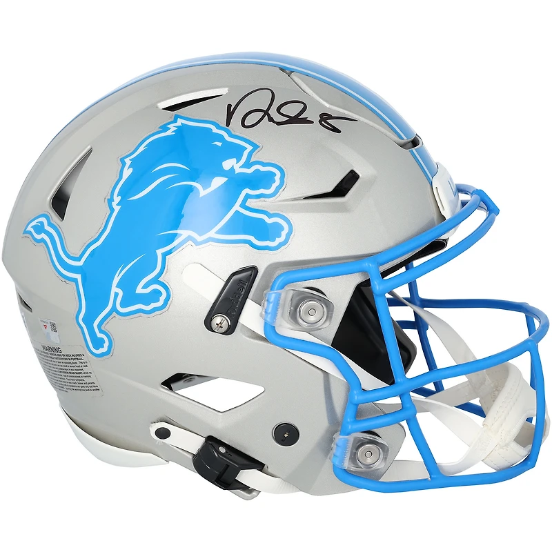 David Montgomery Detroit Lions Autographed Riddell Speed Flex Authentic Helmet