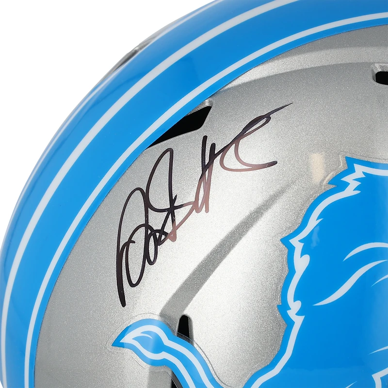 Réplique du casque Riddell Speed autographié par David Montgomery des Detroit Lions