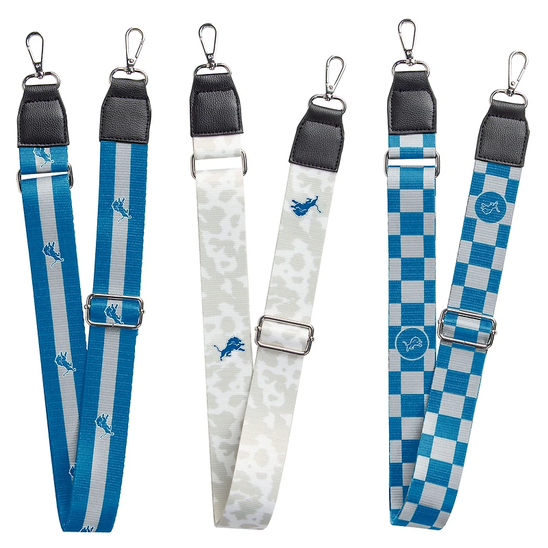 Ensemble de 3 sangles de sac Detroit Lions
