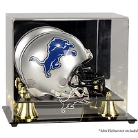 Detroit Lions Golden Classic Mini Helmet Display Case