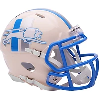 Casque miniature de vitesse de la collection rétro Riddell des Lions de Détroit