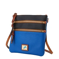 Sac bandoulière triple zip Dooney & Bourke Detroit Lions avec logo de l'équipe mi-temps