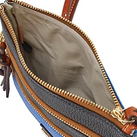 Sac bandoulière triple zip Dooney & Bourke Detroit Lions avec logo de l'équipe mi-temps