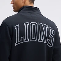 Fanatics Black Detroit Lions IconicFleece Full-Zip Jacket