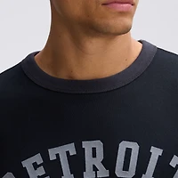 Sweat-shirt à manches courtes Fanatics Black Detroit Lions IconicFleece